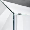 Wanddichtung | Duschtürdichtung  | 6-8 mm Glasstärke | 200 - 250 cm