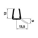 Wanddichtung | Duschtürdichtung  | 6-8 mm...