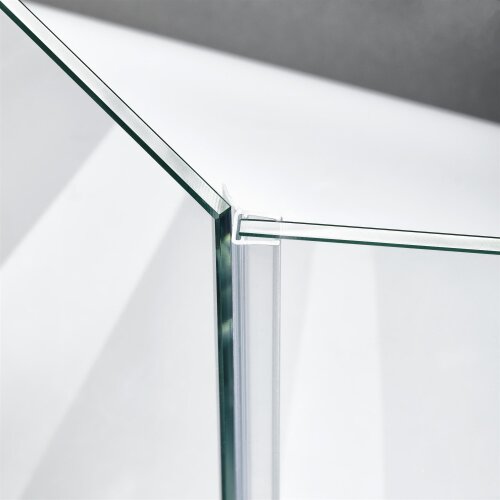 Wanddichtung | Duschtürdichtung  | 6-8 mm Glasstärke | 250 cm Länge